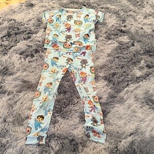 Cocomelon pajama set two-piece short sleeves and pajama bottom unisex